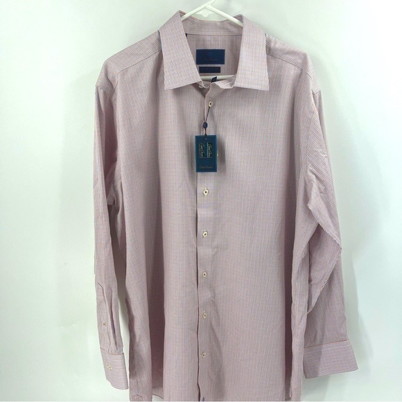 NWT David Donahue Longsleeve Button Down - Picture 1 of 9